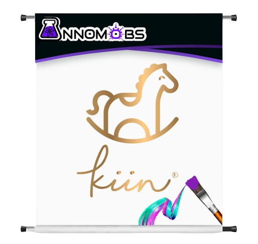 Kiin marca creada para una empresa francesa de vestimenta de bebés de lujo.