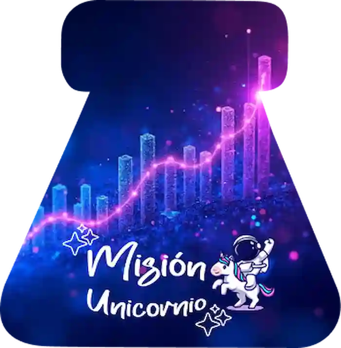 Botellita de Misión Unicornio enfocada en estrategia SEO basada en ROI para empresas B2B